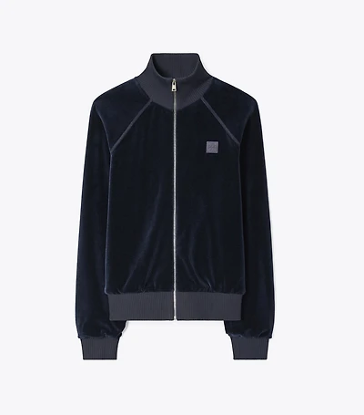 Velour Track Jacket
