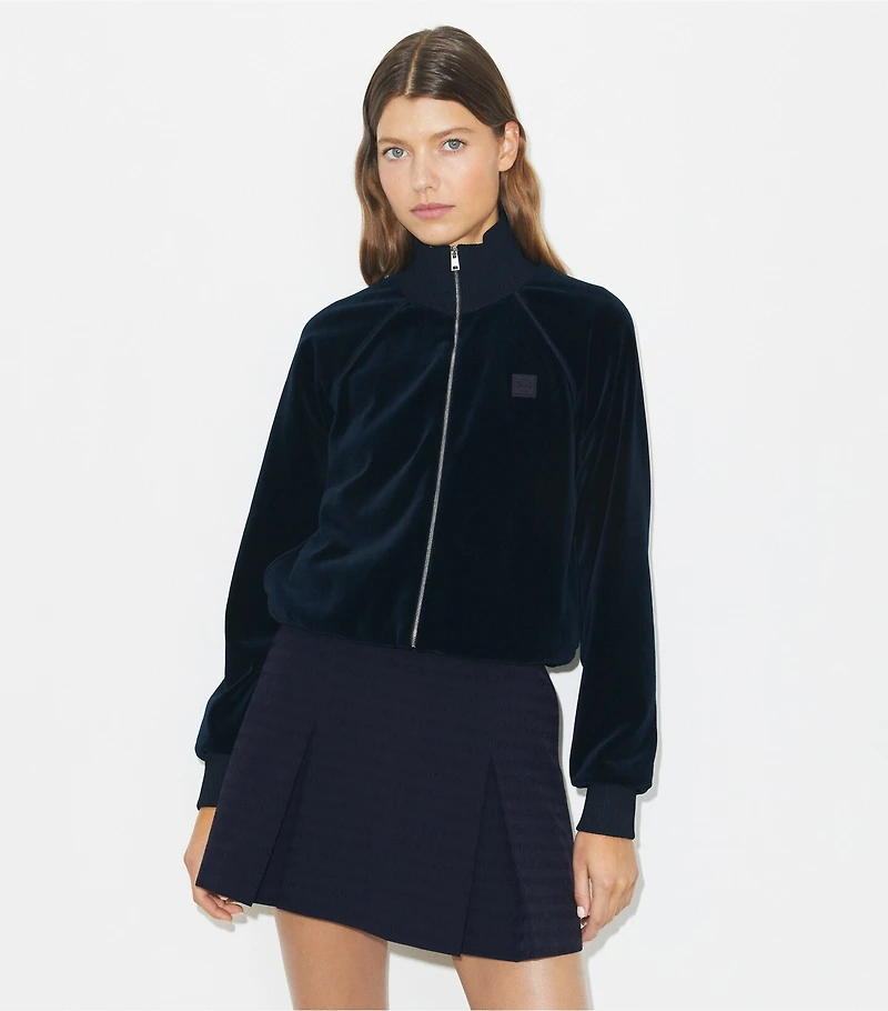 Velour Track Jacket