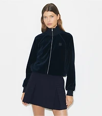 Velour Track Jacket