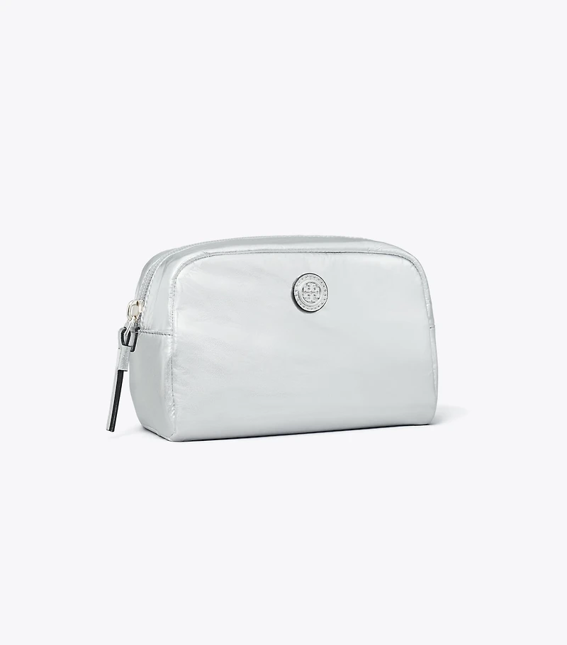Virginia Metallic Curved Cosmetic Case