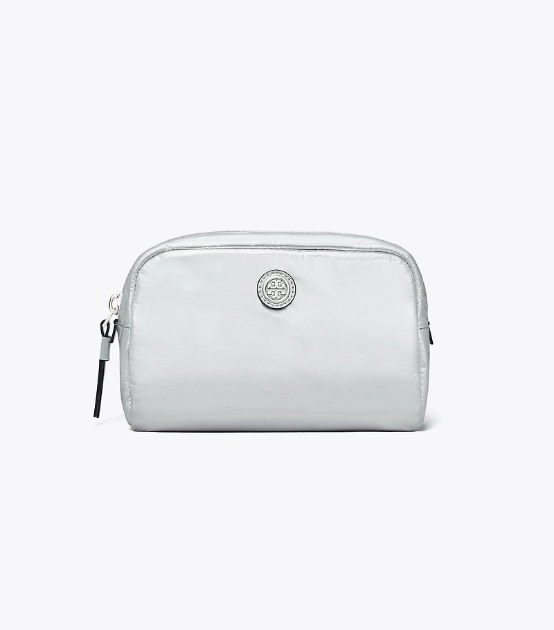 Virginia Metallic Curved Cosmetic Case