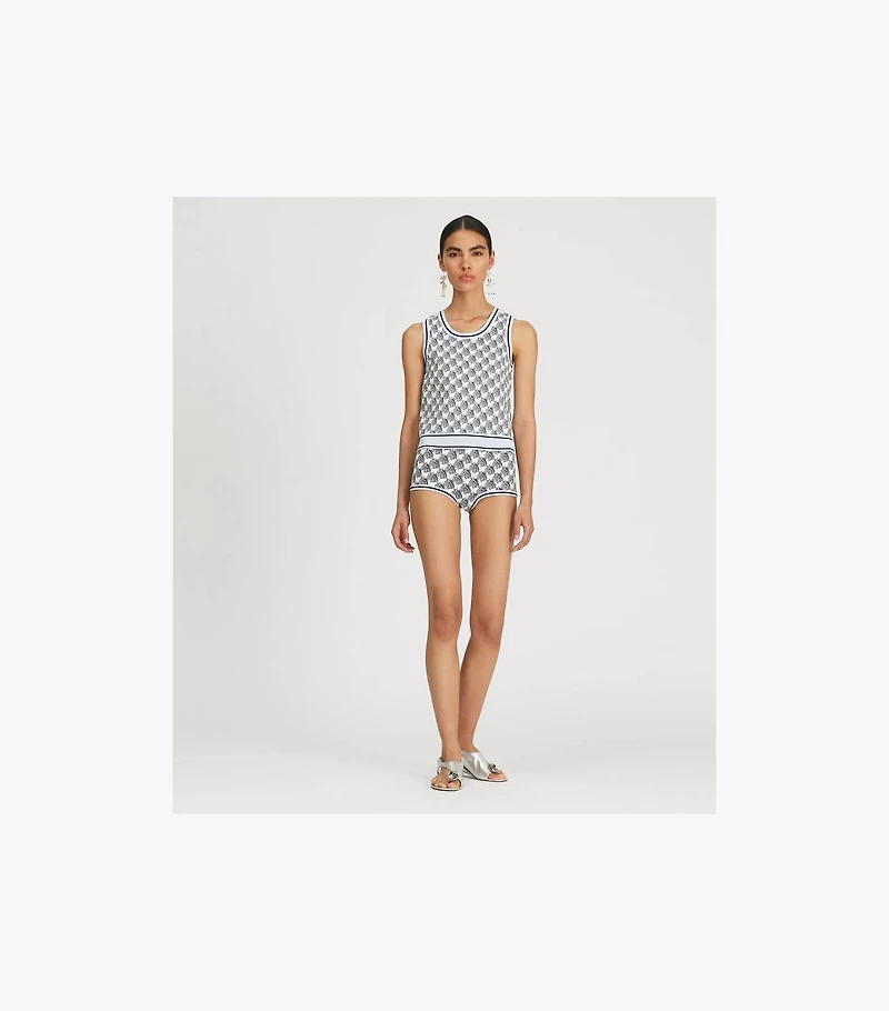 Viscose Jacquard Shorts