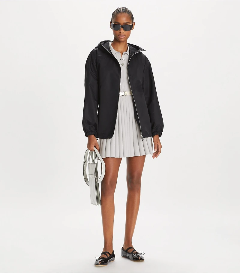 Viscose Knit Polo Dress