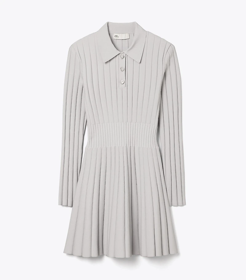 Viscose Knit Polo Dress