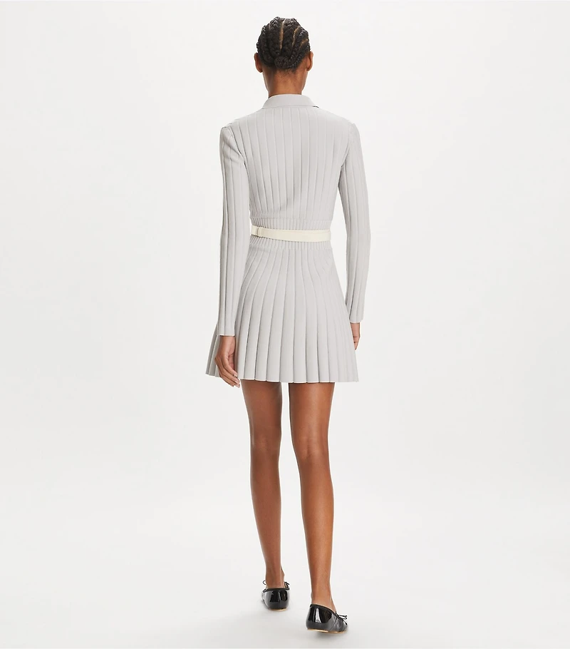 Viscose Knit Polo Dress