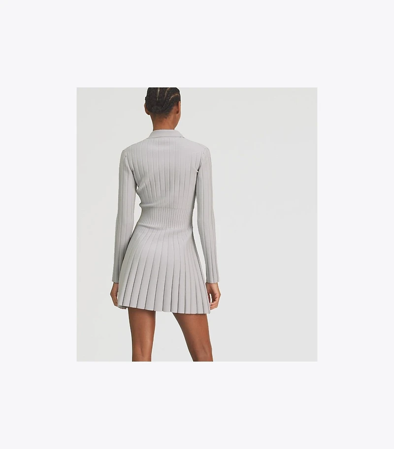 Viscose Knit Polo Dress