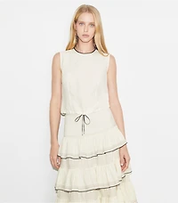 Viscose Linen Shell Top