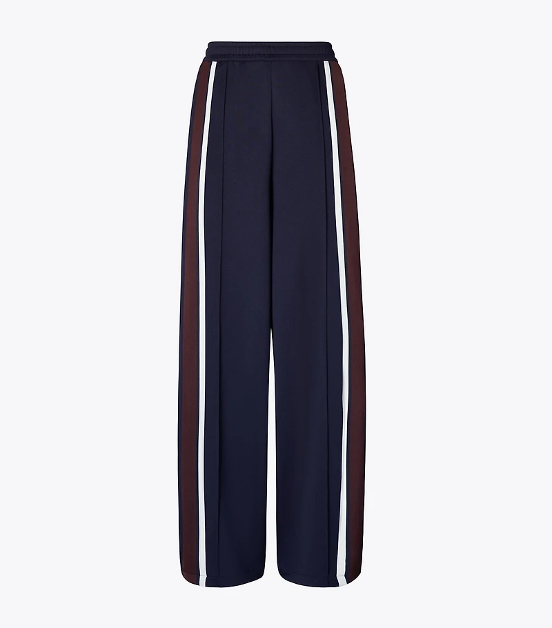 Wide-Leg Jersey Track Pant