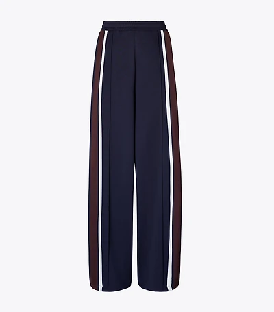 Wide-Leg Jersey Track Pant