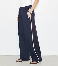 Wide-Leg Jersey Track Pant