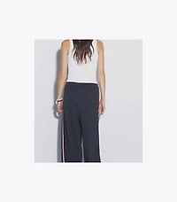 Wide-Leg Jersey Track Pant