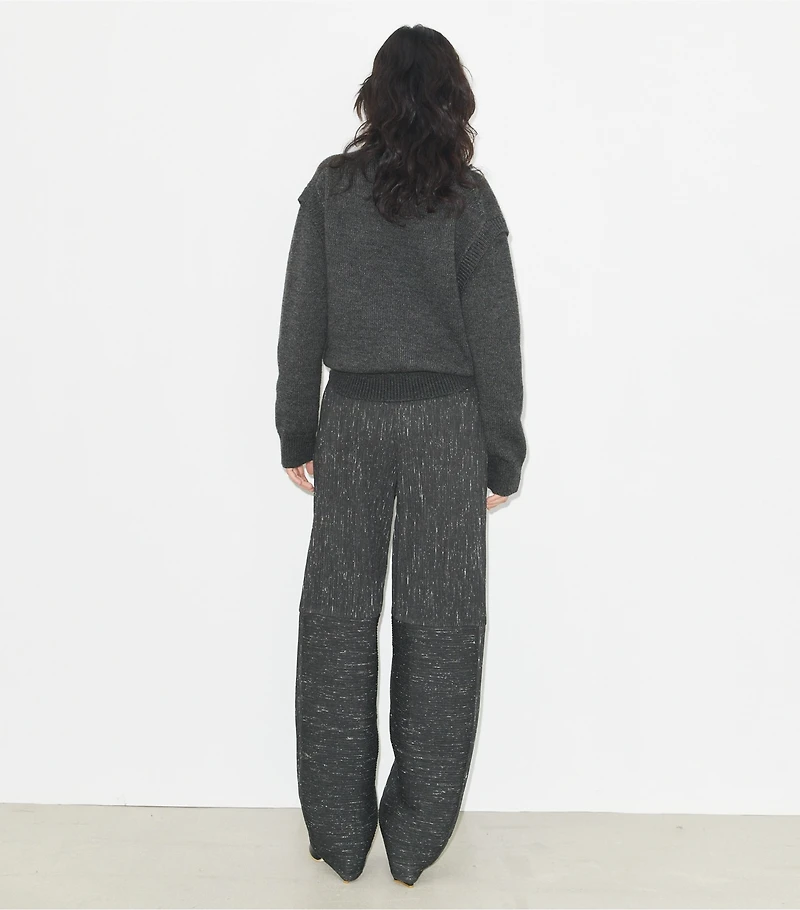 Wide-Leg Wool Pant