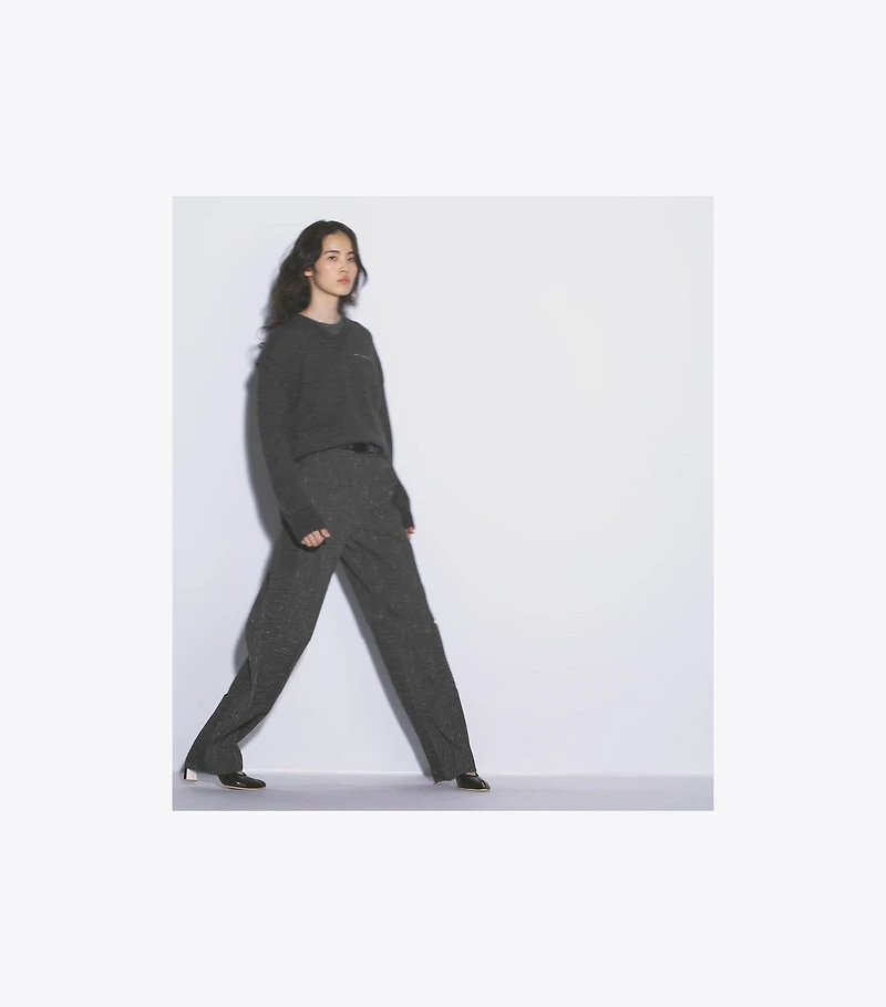 Wide-Leg Wool Pant
