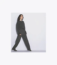 Wide-Leg Wool Pant