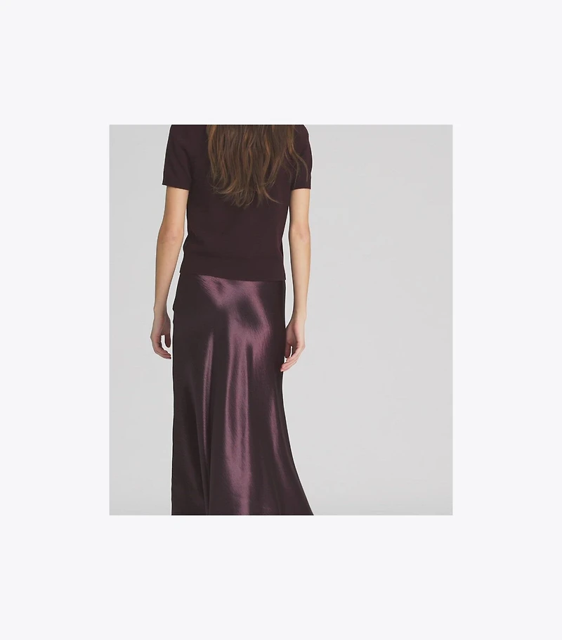 Wool And Sequin Short-Sleeved Sweater