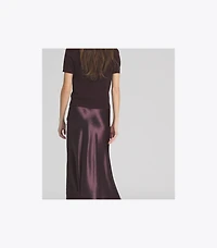 Wool And Sequin Short-Sleeved Sweater