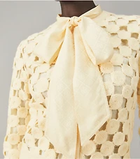 Wool Guipure Cardigan