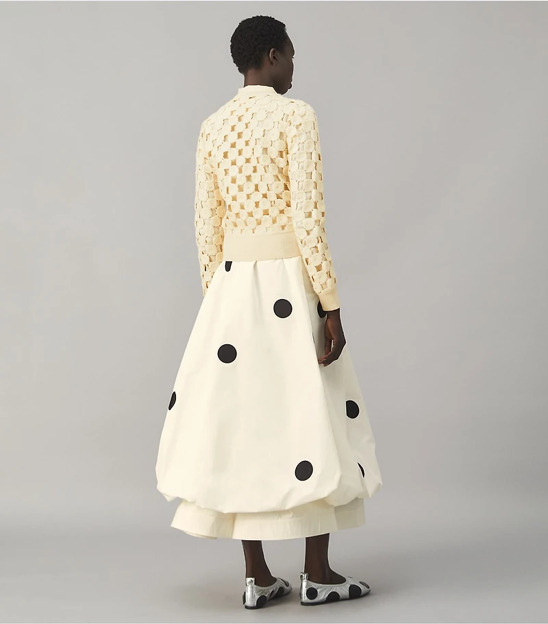 Wool Guipure Cardigan