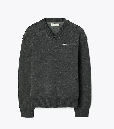 Wool V-Neck Sweater