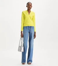 Zip Viscose Sweater