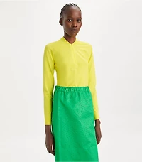Zip Viscose Sweater