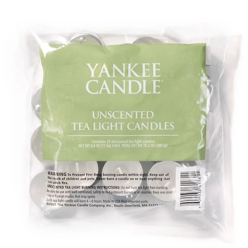 Unscented Tea Light Candles