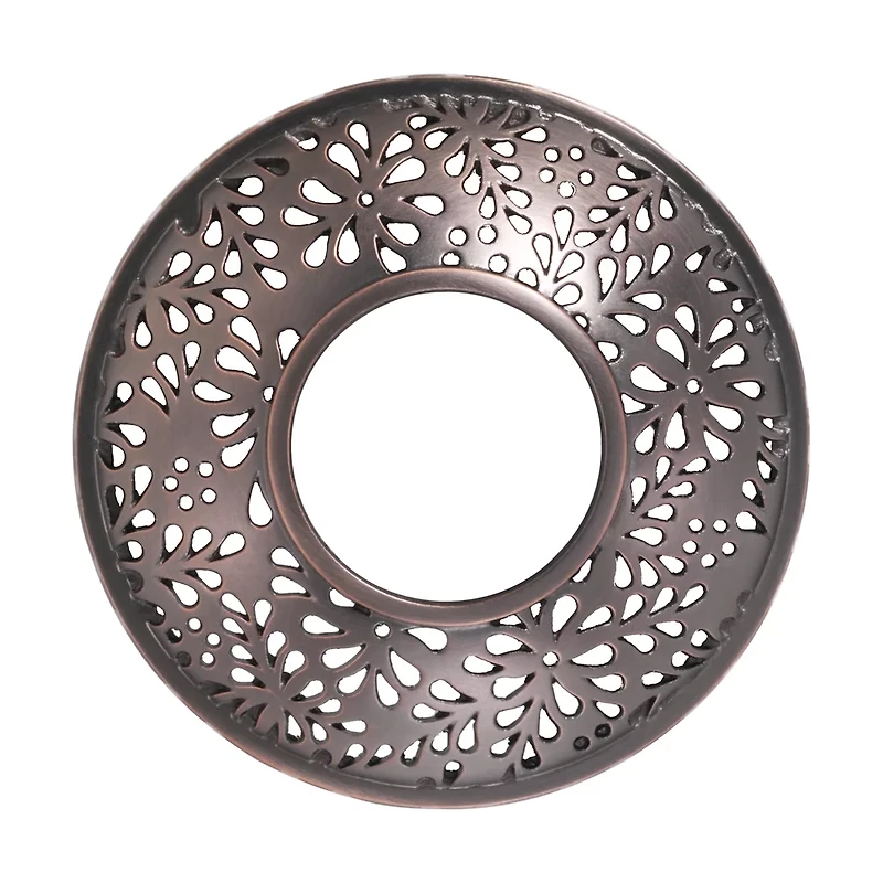 Sheridan Collection Bronze Floral Illuma-Lid® Jar Candle Topper