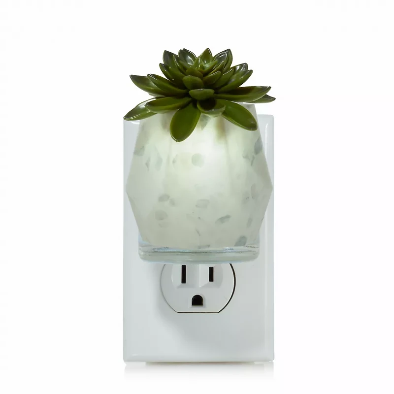 Faceted Succulent ScentPlug® Diffuser with Light