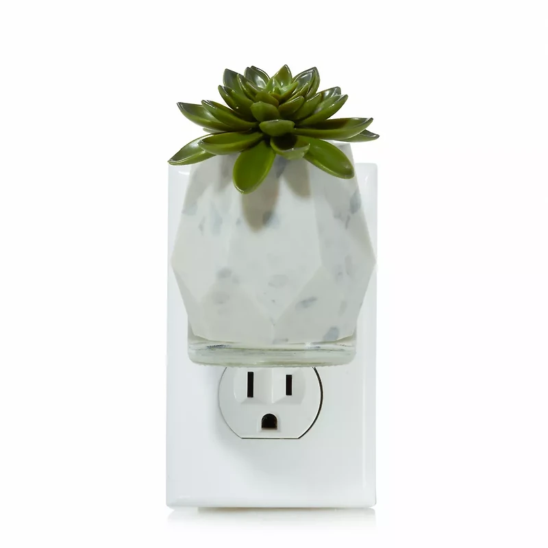 Faceted Succulent ScentPlug® Diffuser with Light