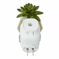 Faceted Succulent ScentPlug® Diffuser with Light