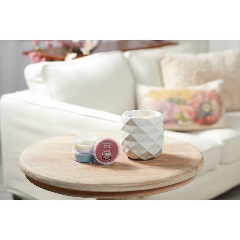 Langham White Scenterpiece® MeltCup Warmer