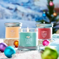 Santa On Skis Small Tumbler Candle