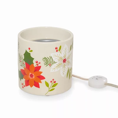 Poinsettia Electric Wax Melt Warmer
