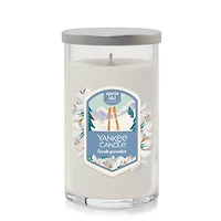 Fresh Powder Medium Pillar Candle
