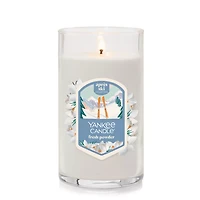 Fresh Powder Medium Pillar Candle