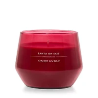 Santa On Skis Studio Candle