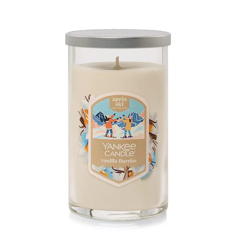 Vanilla Flurries Medium Pillar Candle