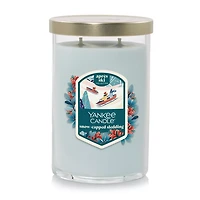 Snow-Capped Sledding Large Tumbler Candle