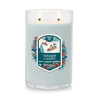Snow-Capped Sledding Large Tumbler Candle