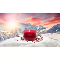 Santa On Skis Studio Candle