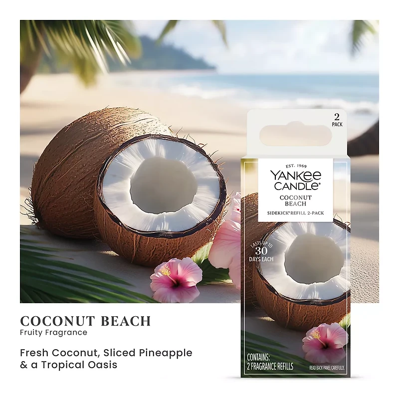 Coconut Beach Sidekick® Fragrance Refill 2-Pack