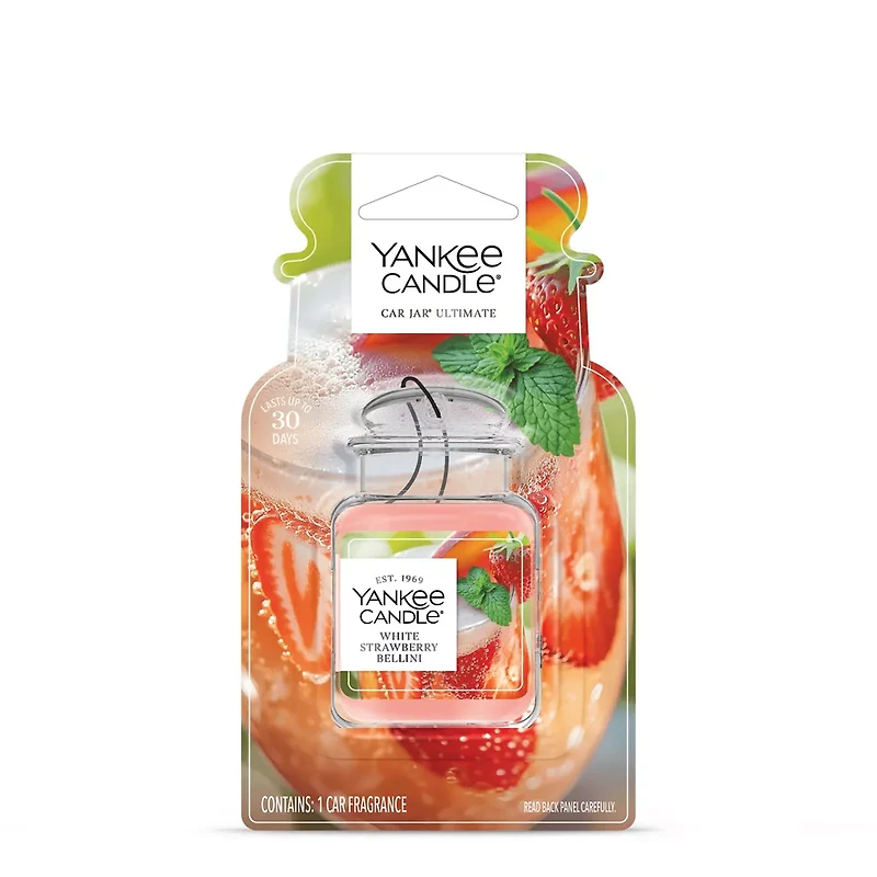 White Strawberry Bellini Car Jar® Ultimate