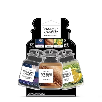Midsummer's Night® / Leather / Sage & Citrus Car Jar® Ultimate (Bonus 3-Pack)