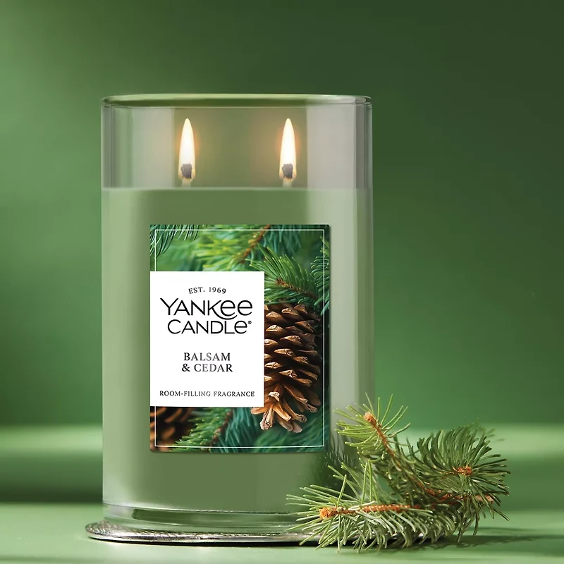 Balsam & Cedar Large Tumbler Candle