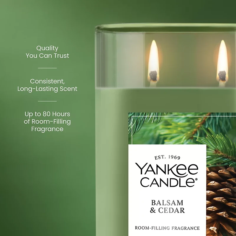 Balsam & Cedar Large Tumbler Candle