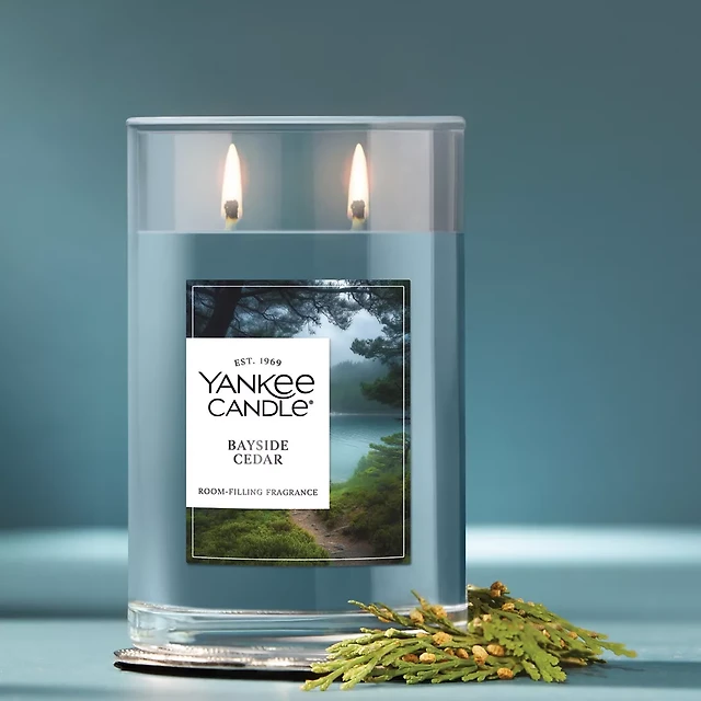 Bayside Cedar Large Tumbler Candle