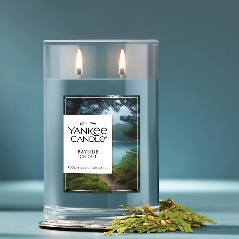 Bayside Cedar Large Tumbler Candle