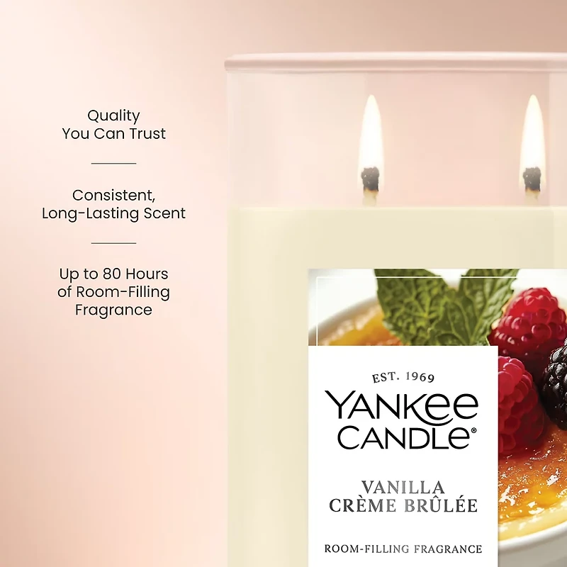Vanilla Crème Brûlée Large Tumbler Candle