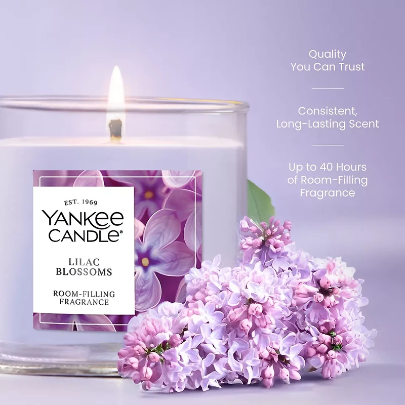 Lilac Blossoms Small Tumbler Candle