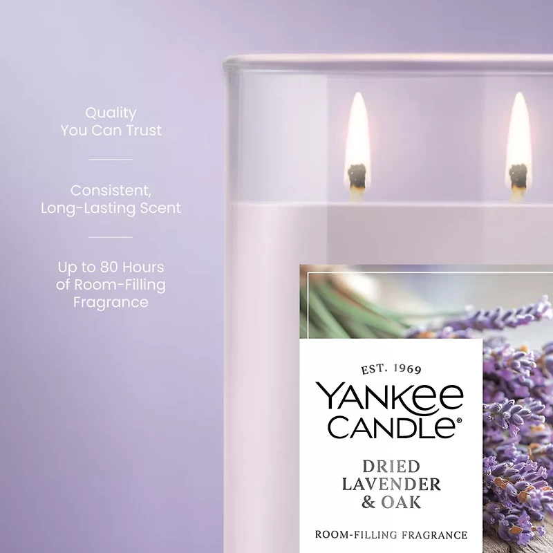 Dried Lavender & Oak Tumbler Candle